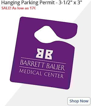 Hanging Parking Permit