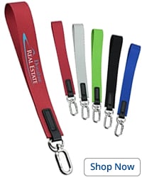 Always Near Wrist Strap Keychain