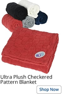 Ultra Plush Checkered Pattern Blanket