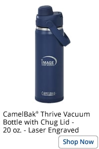 CamelBak Thrive Vacuum Bottle with Chug Lid - 20 oz. - Laser Engraved