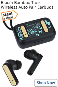 Bloom Bamboo True Wireless Auto Pair Earbuds