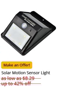 Solar Motion Sensor Light