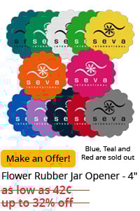 Flower Rubber Jar Opener