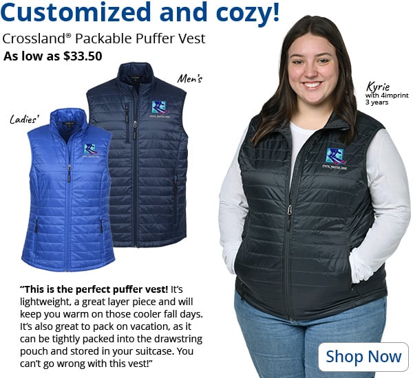 Crossland Packable Puffer Vest