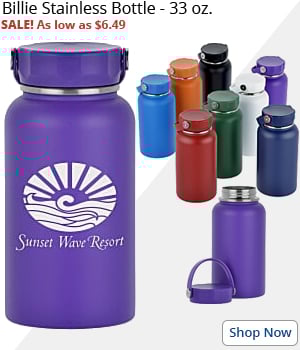 Billie Stainless Bottle - 33 oz.