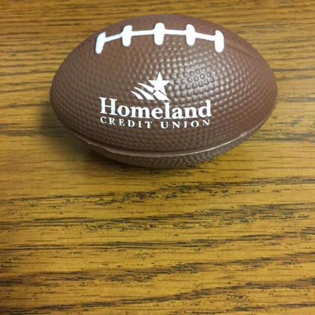 Customer photo from Mishion of our Stress Reliever - Football, a football on a table
