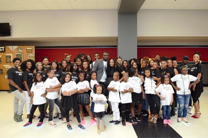 Customer photo from Latasha of our Hanes Authentic T-Shirt - Screen - White, a group of people posing for a photo