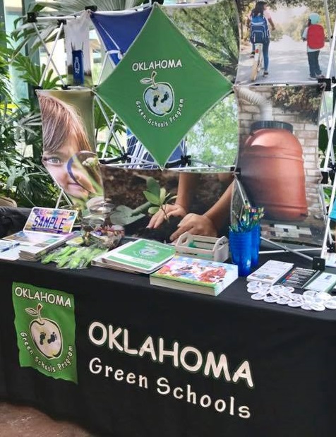 Customer photo from Sara of our Serged Convertible Table Throw - 6' to 8', a table with a table with a sign and a picture of a plant