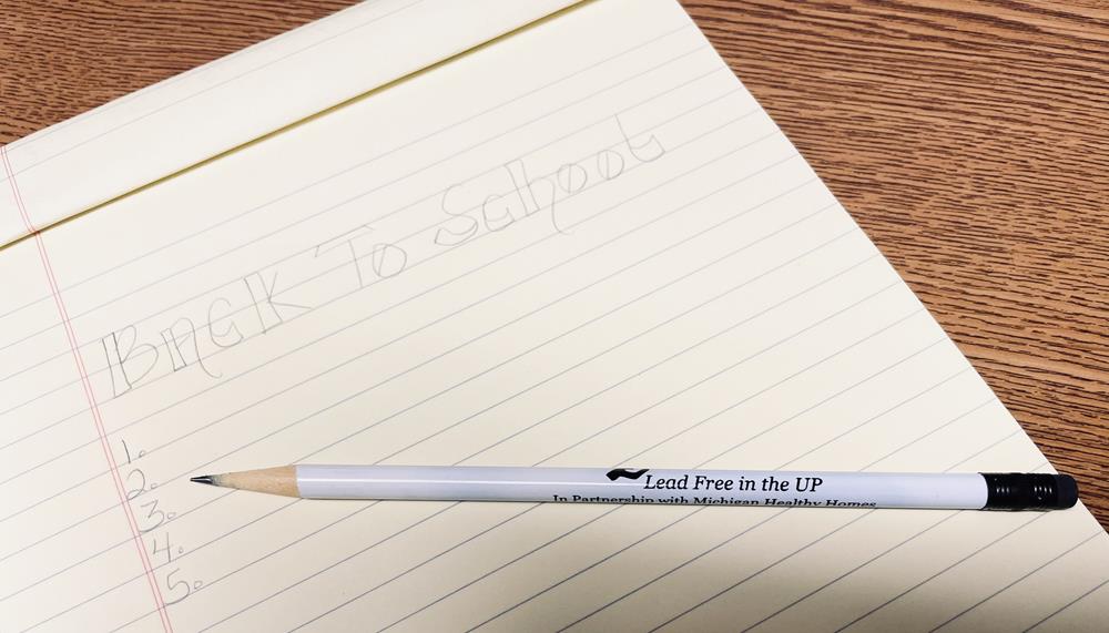 Customer photo from Erin of our Mood Pencil - Black Eraser, a pencil on a notebook