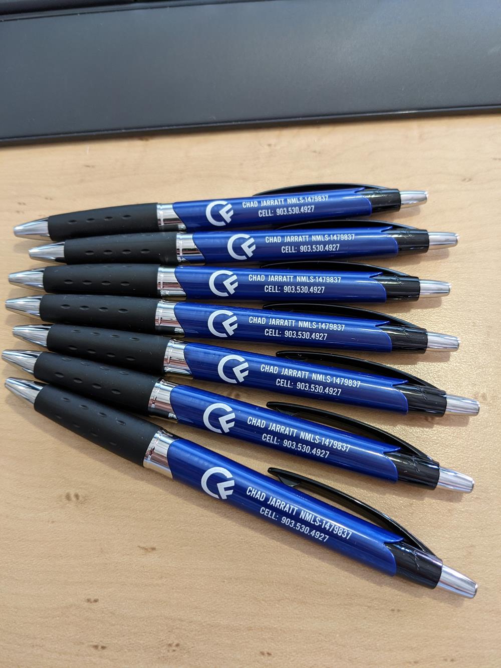Customer photo from Tara of our Cubano Pen - Opaque, a group of pens on a table