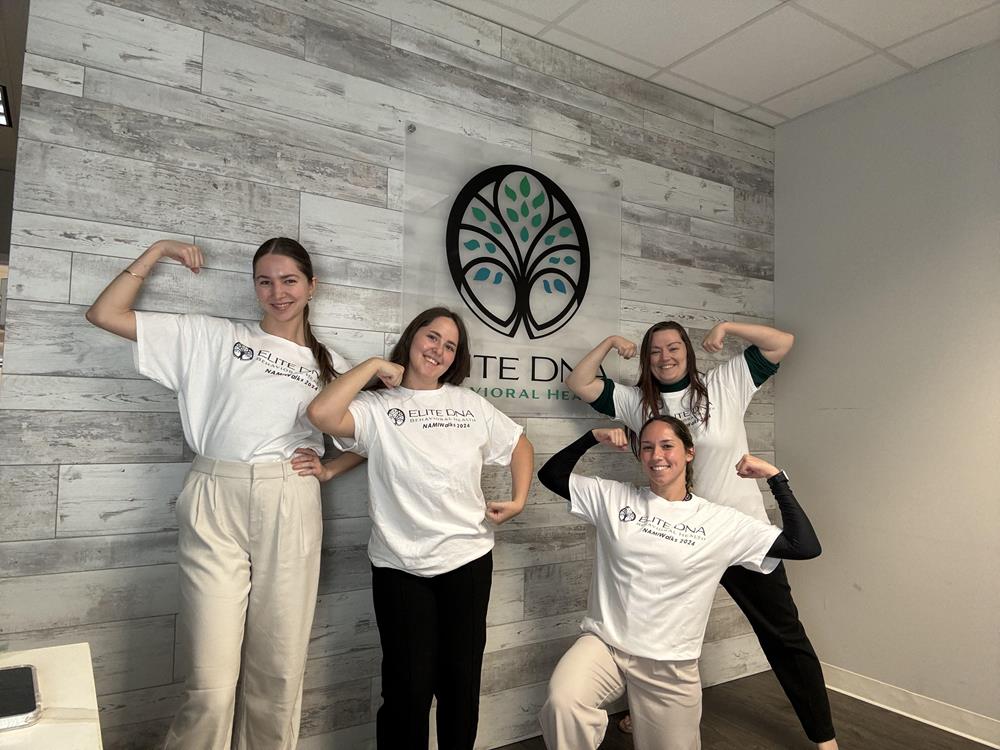 Customer photo from Adelie of our Hanes Authentic T-Shirt - Screen - White, a group of women posing for a picture