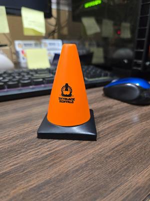 Traffic cone stress ball fashion